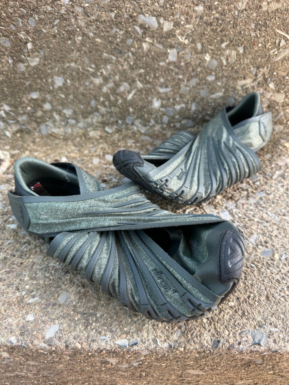 Vibram Furoshiki Wrap Shoes Olive Barefoot Minimalist Travel EU39 US8